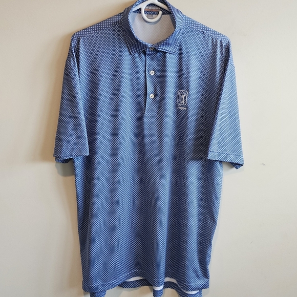 Peter Millar Summer Comfort Performance Golf Polo Shirt - TPC Sawgrass - Medium - Picture 1 of 12